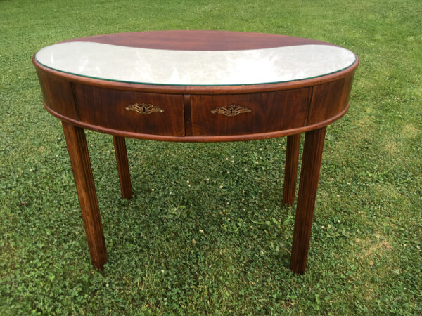 Starožitná klavírní stolička Fischel