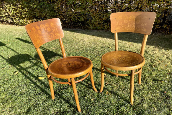 Starožitná klavírní stolička Fischel