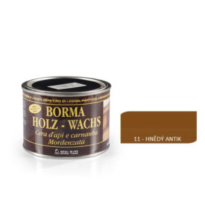 Borma wachs HOLZWACHS - Včelí vosk v pastě, 11 hnědý antik