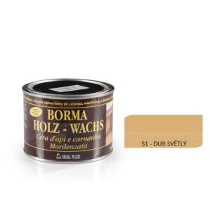 Borma wachs HOLZWACHS - Včelí vosk v pastě, 51 dub světlý 500 ml