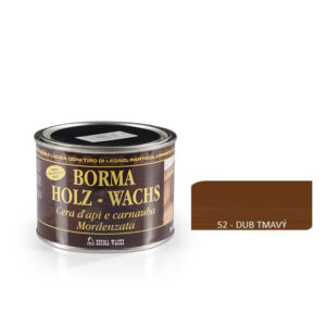 Borma wachs HOLZWACHS - Včelí vosk v pastě, 52 dub tmavý 500 ml