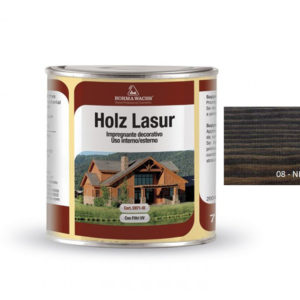 Borma wachs HOLZ LASUR – tónovaný impregnační voskový nátěr 0,75l, 08-nero