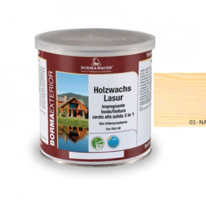 Borma wachs HOLZWACHS LASUR - tónovaná vosková lazura 3v1 0,75l, 01-natur