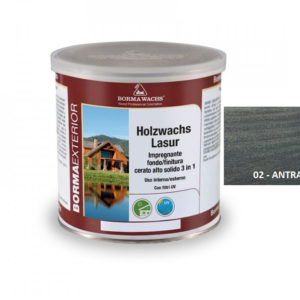 Borma wachs HOLZWACHS LASUR - tónovaná vosková lazura 3v1 0,75l, 02-antracite
