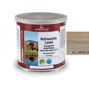 Borma wachs HOLZWACHS LASUR - tónovaná vosková lazura 3v1 0,75l, 03-antik grigio