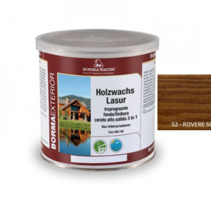 Borma wachs HOLZWACHS LASUR - tónovaná vosková lazura 3v1 0,75l, 52-rovere scuro