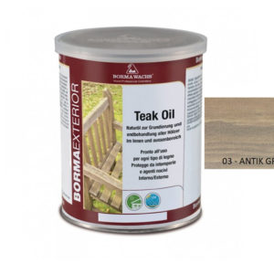 Borma wachs TEAK OIL - tónovaný teakový olej 1l, 03-antik grigio