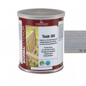 Borma wachs TEAK OIL - tónovaný teakový olej 1l, 10-grigio