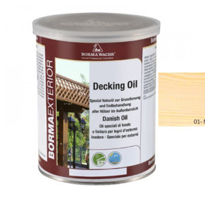 Borma wachs DECKING OIL - tónovaný dánský olej 1l, 01-natur