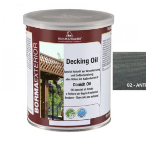 Borma wachs DECKING OIL - tónovaný dánský olej 1l, 02-antracite