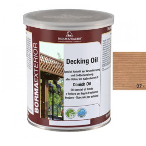 Borma wachs DECKING OIL - tónovaný dánský olej 1l, 07-larice