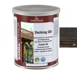 Borma wachs DECKING OIL - tónovaný dánský olej 1l, 08-nero