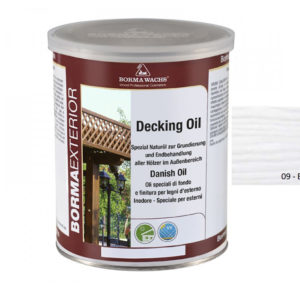 Borma wachs DECKING OIL - tónovaný dánský olej 1l, 09-bianco