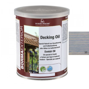 Borma wachs DECKING OIL - tónovaný dánský olej 1l, 10-grigio