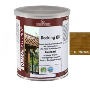 Borma wachs DECKING OIL - tónovaný dánský olej 1l, 11-antique brown