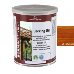 Borma wachs DECKING OIL - tónovaný dánský olej 1l, 29-ciliegio chiaro