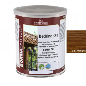 Borma wachs DECKING OIL - tónovaný dánský olej 1l, 52-rovere scuro