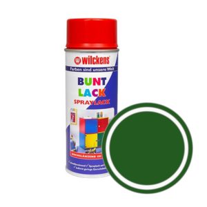 Německá syntetická vrchní barva ve spreji vysoký lesk Wilckens Spraylack Hochglanz Buntlack 400 ml, listová zelená