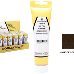 Borma wachs ecostucco tmel na dřevo v tubě, 250 gr., 63 noce scuro