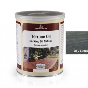 Borma wachs TEAK OIL - tónovaný teakový olej 1l, 02-antracite