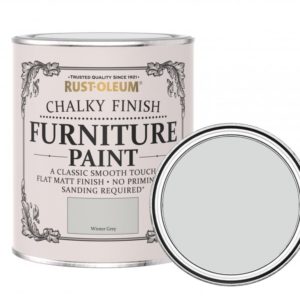 Rust-Oleum Barva na nábytek Chalky Finish Furniture Paint, křídový mat, Zimní šedá