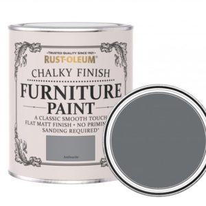 Rust-Oleum Barva na nábytek Chalky Finish Furniture Paint, křídový mat, Antracitová