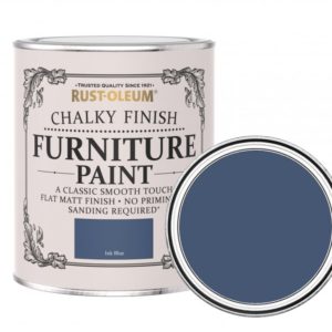 Rust-Oleum Barva na nábytek Chalky Finish Furniture Paint, křídový mat, Inkoustově modrá