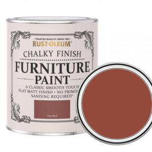 Rust-Oleum Barva na nábytek Chalky Finish Furniture Paint, křídový mat, Červená ohnivá cihla