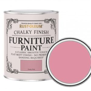 Rust-Oleum Barva na nábytek Chalky Finish Furniture Paint, křídový mat, Tmavě růžová (růžová antik - Dusty Pink)