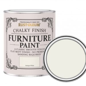 Rust-Oleum Barva na nábytek Chalky Finish Furniture Paint, křídový mat, Antická bílá