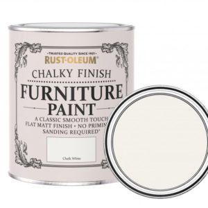 Rust-Oleum Barva na nábytek Chalky Finish Furniture Paint, křídový mat, Bílá