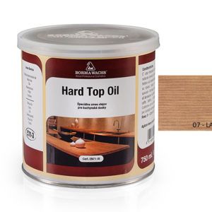 Borma wachs HARD TOP OIL - tónovaný tvrdý olej na povrchy stolů 0,75l, 07-larice