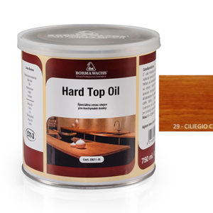Borma wachs HARD TOP OIL - tónovaný tvrdý olej na povrchy stolů 0,75l, 29-ciliegio chiaro