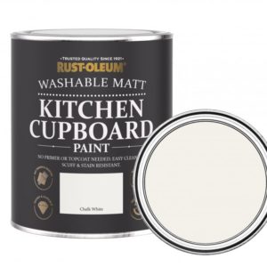 Omyvatelná matná barva na kuchyně Rust-Oleum Kitchen Cupboard Paint, 750 ml, bílá (kalk)