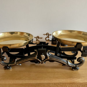 Mosazné misky na váhy