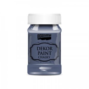 dekor paint soft 100 ml atramentova modra