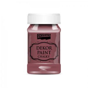 dekor paint soft 100 ml burgundska cervena
