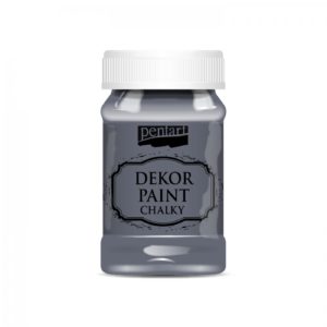 dekor paint soft 100 ml grafitova siva