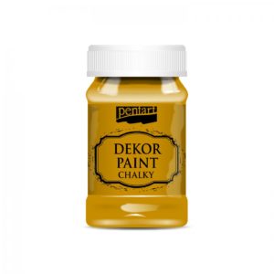 Dekor paint chalky křídová barva, hořčicová žlutá