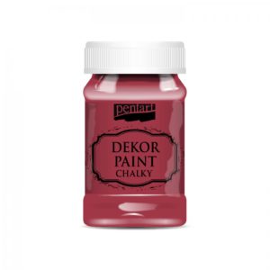 dekor paint soft 100 ml kardinalska cervena