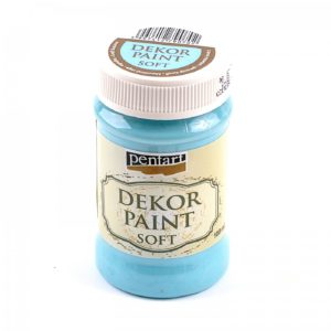 dekor paint soft 100 ml nebeska modra