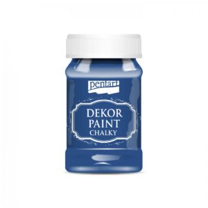 dekor paint soft 100 ml ocelova modra