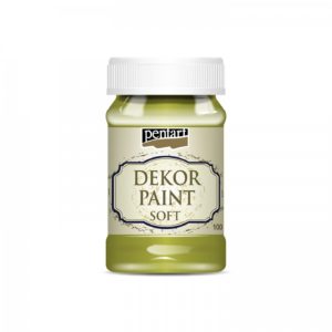 Dekor paint chalky křídová barva, žlutozelená