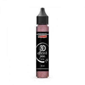 dekoracne 3d pero 30 ml glitrova ruzova