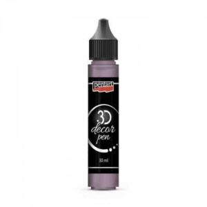 dekoracne 3d pero 30 ml medena