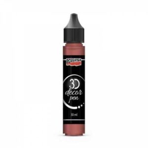 dekoracne 3d pero 30 ml oranzova