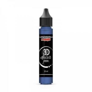 dekoracne 3d pero 30 ml turmalinova modra