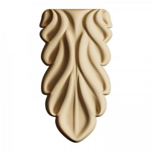 Dřevěná ozdoba tvarovatelná, kapka typ 3