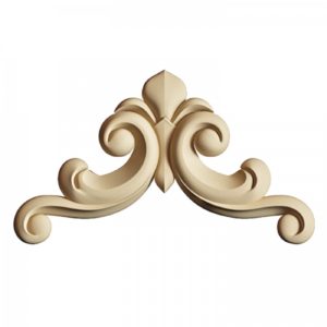 Dřevěná ozdoba tvarovatelná, ornament typ 3