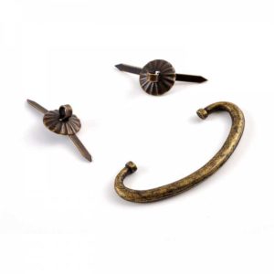 KOVOVÁ RUČKA OBLÁ, 51 X 22 MM, 5 KS